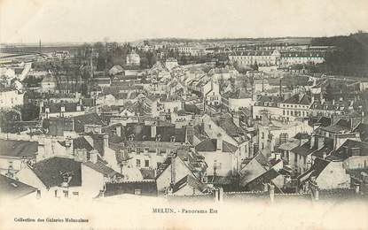 / CPA FRANCE 77 "Melun, panorama Est"