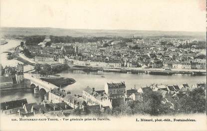 / CPA FRANCE 77 "Montereau Faut Yonne, vue générale prise de Surville"