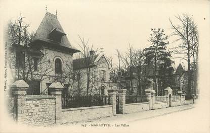 / CPA FRANCE 77 "Marlotte, les villas"