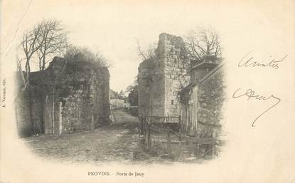 / CPA FRANCE 77 "Provins, porte de Jouy "