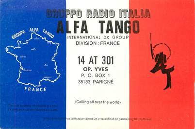 / CPSM FRANCE 35 "Parigné, gruppo Radio Italia"