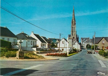 / CPSM FRANCE 35 "Le Pertre, le nouveau quartier de Brielles"