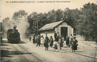 CPA FRANCE 44 "Saint Brévin l'Océan, la gare" / TRAIN