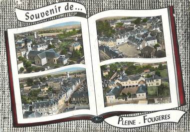 / CPSM FRANCE 35 "Souvenir de Pleine Fougères"