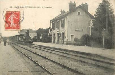 CPA FRANCE 44 "Saint Mars la Jaille, la gare" / TRAIN