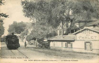 CPA FRANCE 44 "Saint Brévin l'Océan, la gare" / TRAIN