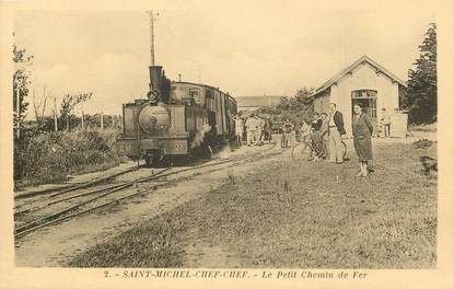 CPA FRANCE 44 "Saint Michel Chef Chef, la gare" / TRAIN