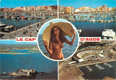 CPSM NU /  NATURISME "Souvenir du Cap d'Agde"