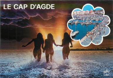 CPSM NU /  NATURISME "Le Cap d'Agde"