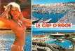 CPSM NU /  NATURISME  "Le Cap d'Agde"