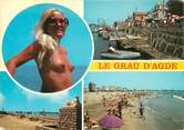 La Femme CPSM NU /  NATURISME  "Le Grau d'Agde"