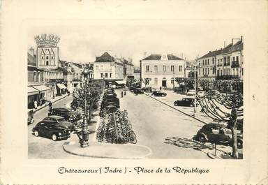 / CPSM FRANCE 36 "Châteauroux, place de la République "