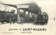 44 Loire Atlantique CPA FRANCE 44 "Saint Nazaire, la gare" / TRAIN