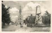 36 Indre / CPSM FRANCE 36 "Issoudun, basilique Notre Dame du Sacré Coeur et monument de 1870"