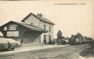 44 Loire Atlantique CPA FRANCE 44 "Vieillevigne, la gare" / TRAIN