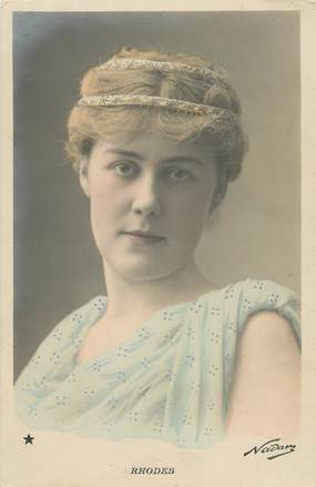 CPA ARTISTE  /  THEATRE  " Rhodes" / PHOTOGRAPHE NADAR