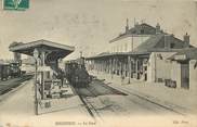 36 Indre CPA FRANCE 36 "Issoudun, la gare" / TRAIN