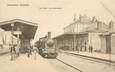 CPA FRANCE 36 "Issoudun, la gare" / TRAIN