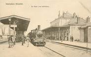 36 Indre CPA FRANCE 36 "Issoudun, la gare" / TRAIN