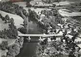 36 Indre / CPSM FRANCE 36 "Rivarennes, vue aérienne, le pont sur la Creuse"