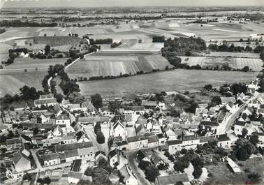 / CPSM FRANCE 36 "Sainte Christophe en Bazelle, vue panoramique aérienne"