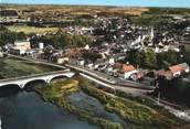 37 Indre Et Loire / CPSM FRANCE 37 'Bléré, le pont sur le cher et vue d'ensemble"