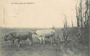 36 Indre CPA FRANCE 36 "Labourage en Berry" / ATTELAGE