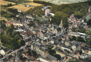 / CPSM FRANCE 37 'Cinq Mars La pile, vue générale et le château"