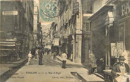 CPA FRANCE 83 "Toulon, Rue d'Alger"