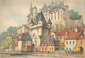 37 Indre Et Loire / CPSM FRANCE 37 "Loches, le château"