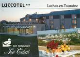 37 Indre Et Loire / CPSM FRANCE 37 "Loches, hôtel Luccotel"