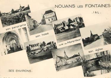 / CPSM FRANCE 37 "Nouans les Fontaines, vue d'ensemble"