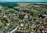 37 Indre Et Loire / CPSM FRANCE 37 "Sainte Maure de Touraine, vue générale aérienne"