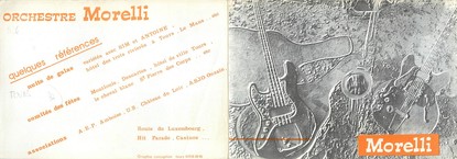 / CPSM FRANCE 37 "Tours, orchestre Morelli" / LIVRET