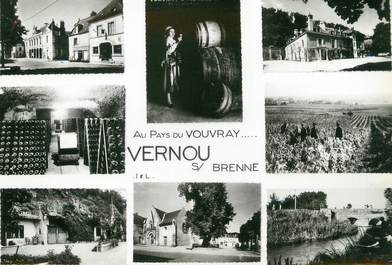 / CPSM FRANCE 37 "Vernou sur Brenne, vue d'ensemble' / USAGE TARDIF