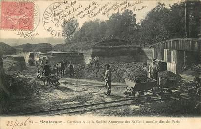 CPA FRANCE 71 "Montceau les Mines, Carrière"