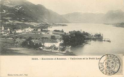 / CPA FRANCE 74 "Talloires et le petit lac"
