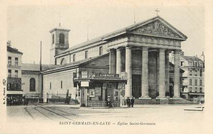 / CPA FRANCE 78 "Saint Germain en Laye, église Saint Germain"