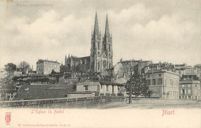 / CPA FRANCE 79 "Niort, l'église Saint André"