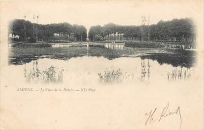 / CPA FRANCE 80 "Amiens, le parc de la Hotoie "