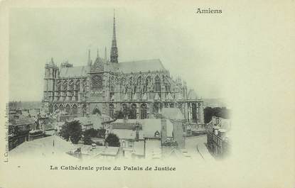 / CPA FRANCE 80 "Amiens, la cathédrale prise du Palais de Justice"