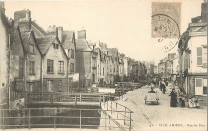 / CPA FRANCE 80 "Vieil Amiens, rue du  Don"