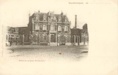 / CPA FRANCE 59 "Dunkerque,  hôtel de la sous préfecture"