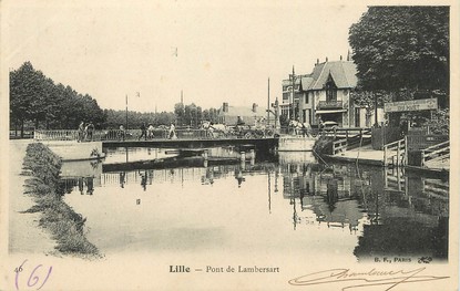 / CPA FRANCE 59 "Lille, pont de Lambersart"