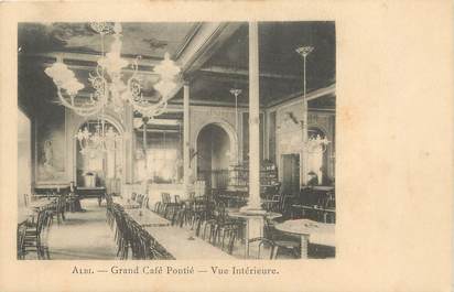 / CPA FRANCE 81 "Albi, grand Café Pontier, vue intérieure "