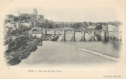 / CPA FRANCE 81 "Albi, vue prise du pont Neuf"