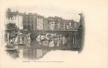 / CPA FRANCE 81 "Castres, vue prise du Pont de Strasbourg"