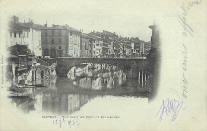 / CPA FRANCE 81 "Castres, vue prise du Pont de Strasbourg "