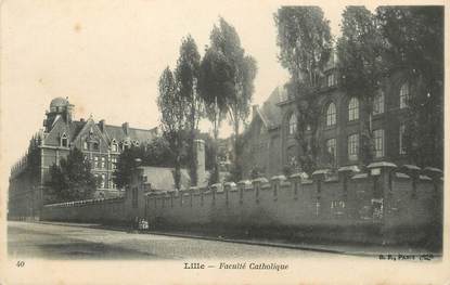 / CPA FRANCE 59 "Lille, Faculté Catholique"