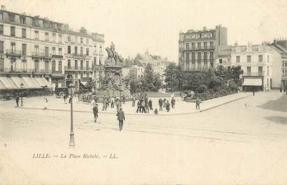 / CPA FRANCE 59 "Lille, la place Richebé"